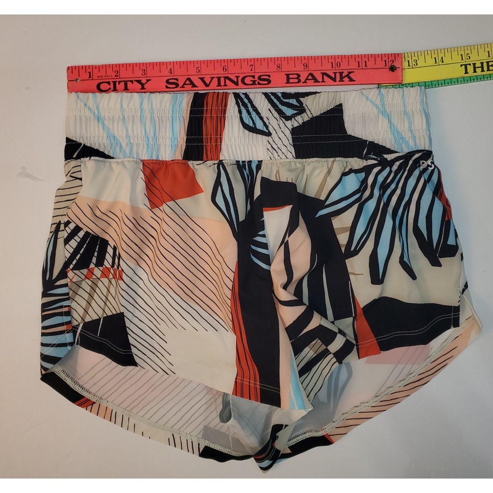 DSG 3" Stride High-Rise Short Multicolor Static Palms‎ Womens XS NWT